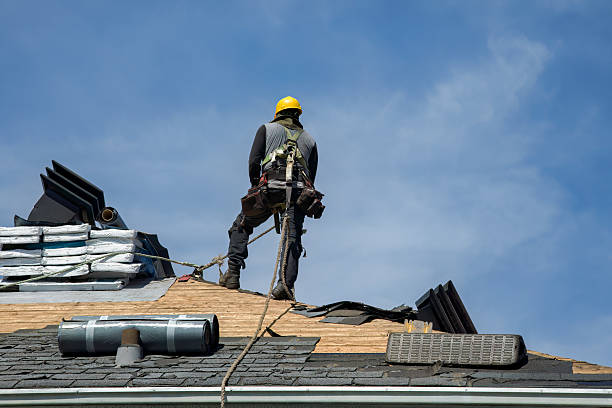 Professional Roofing technician working in Oakdale, CT
